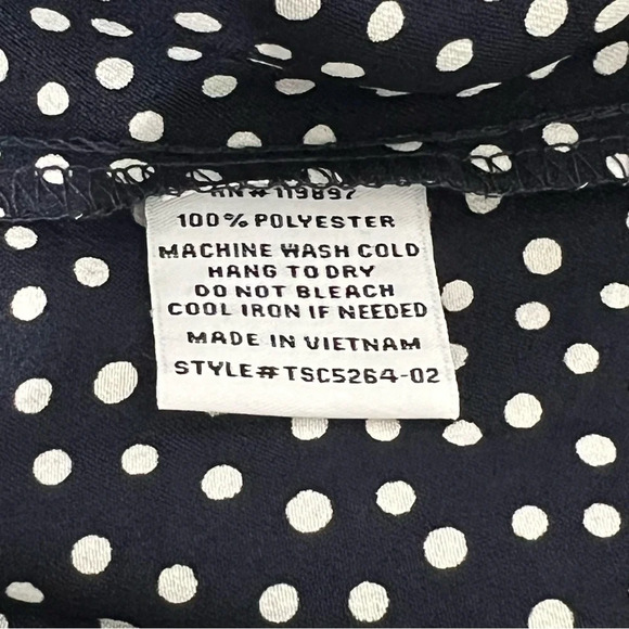 Collective Concepts Polka Dot Wrap Top Size XL - Picture 9 of 9